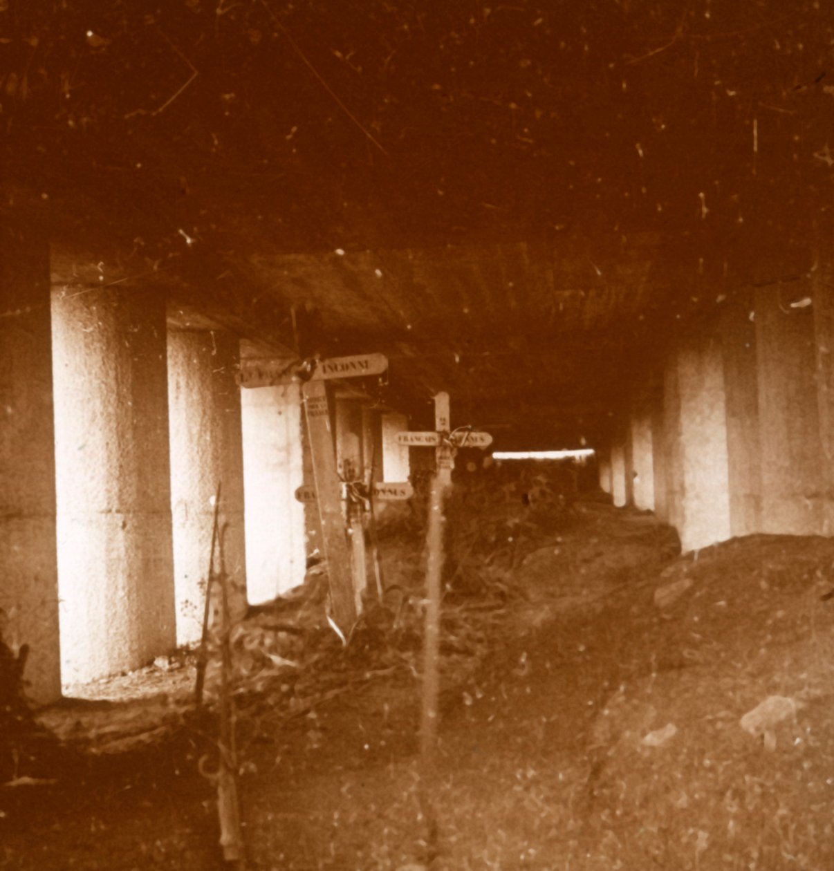 Bajonettgraven, Verdun, norra Frankrike, c1916-c1918. av Unbekannt