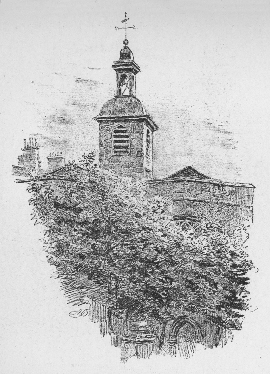 Klockstapel, St. Helens kyrka, 1890 av Unbekannt