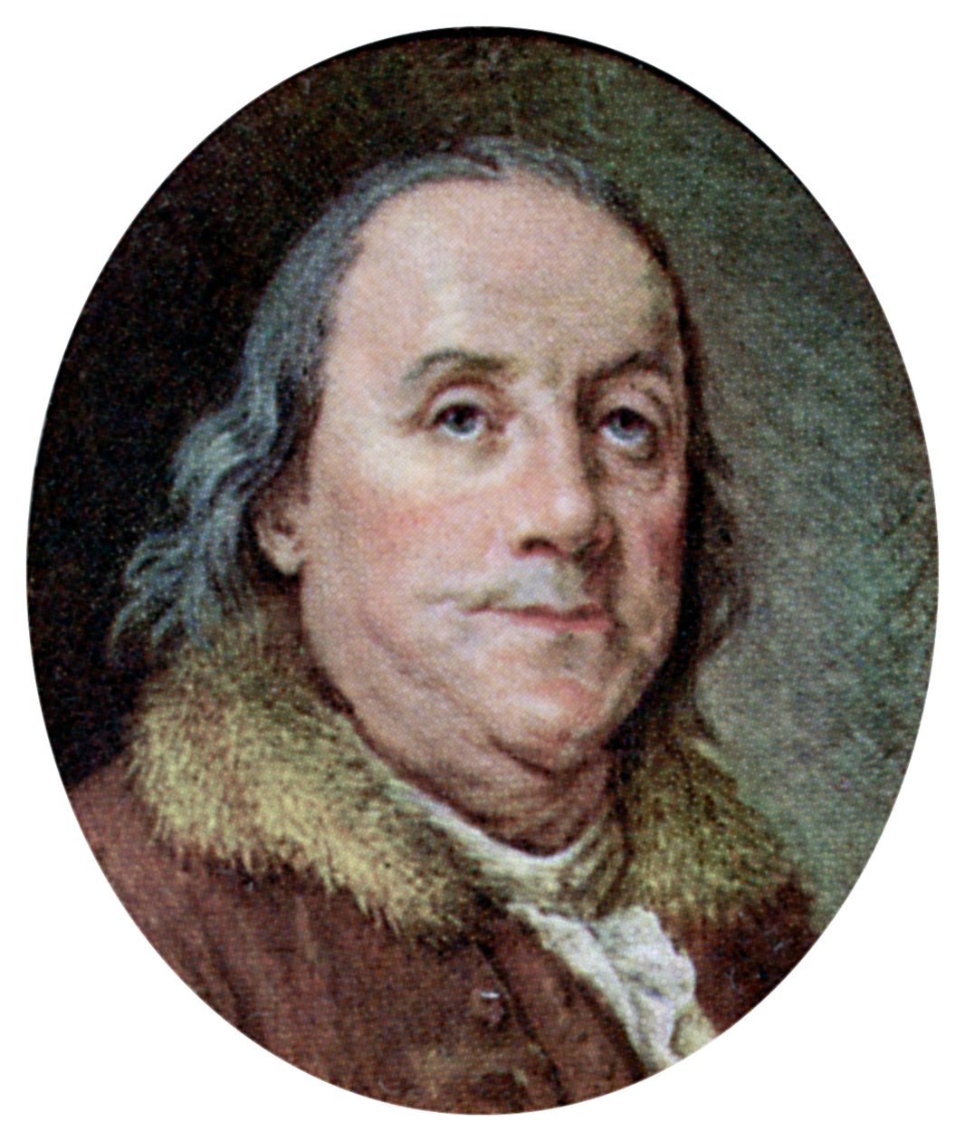 Benjamin Franklin, c1782 av Unbekannt