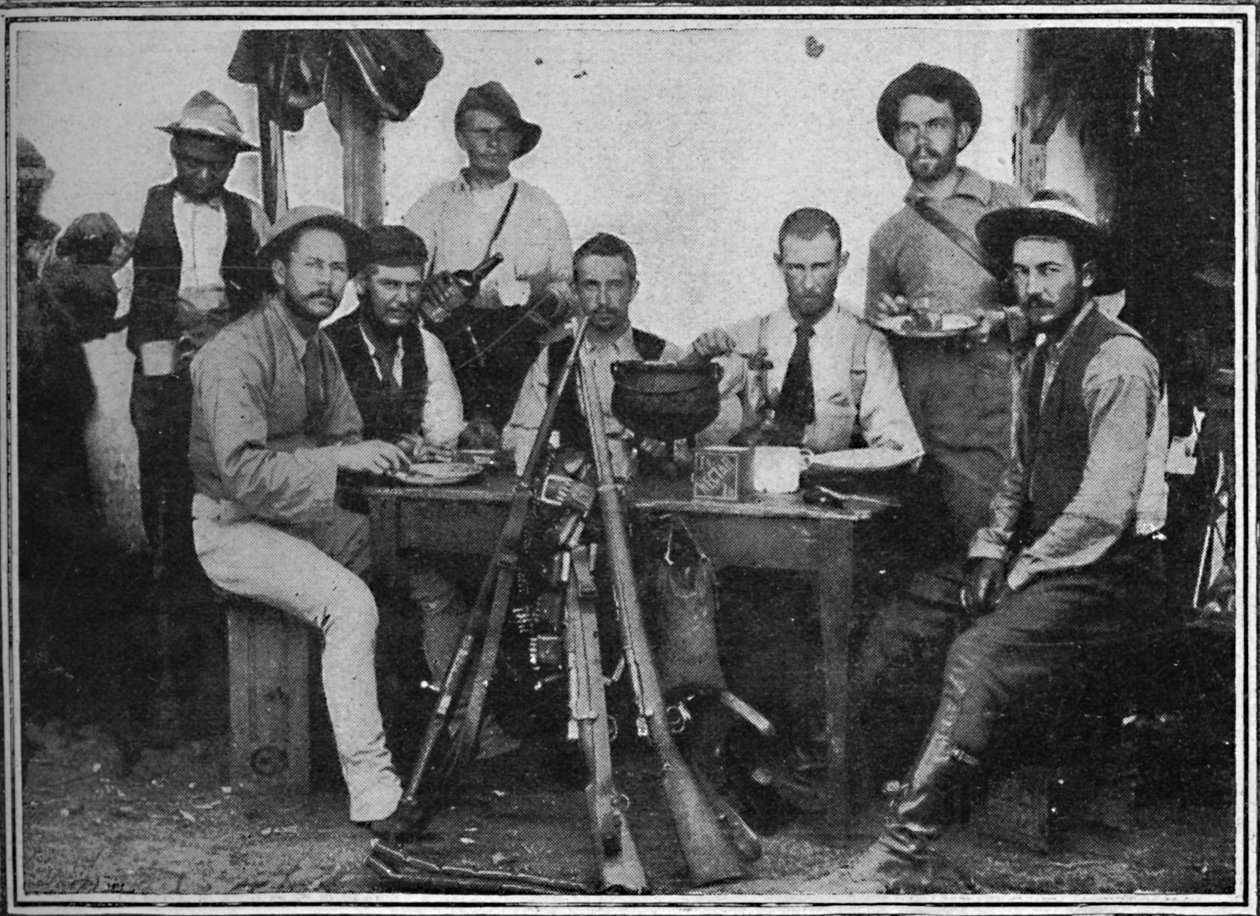 Boer Telegraphists at Tea, 1900 av Unbekannt