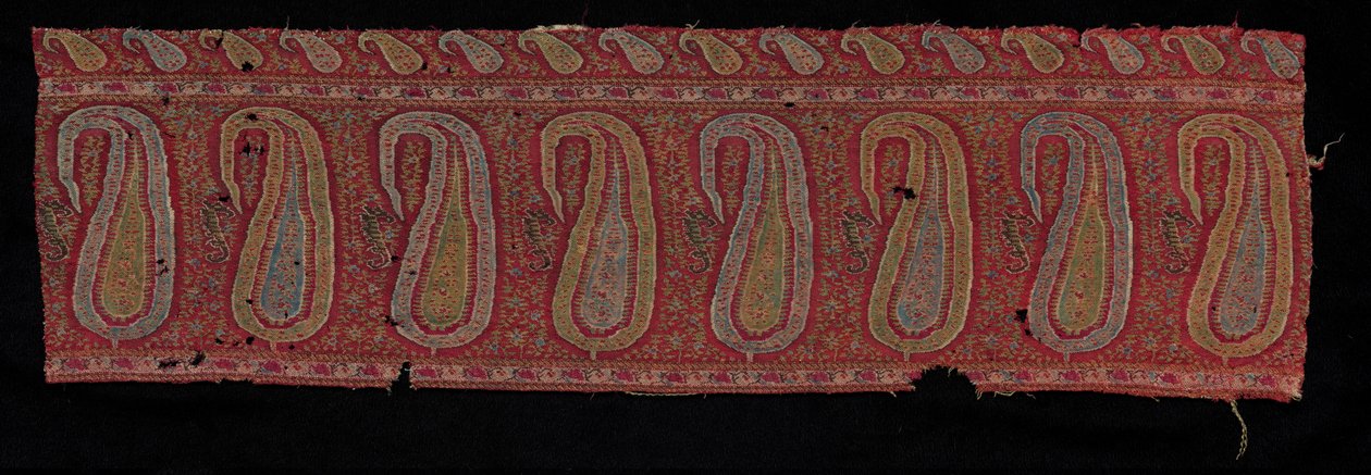 Border of a Shawl, 1800-tal. av Unbekannt