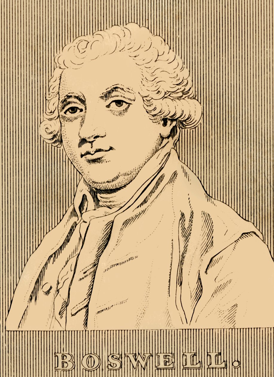 Boswell, 1740-1795, 1830. av Unbekannt