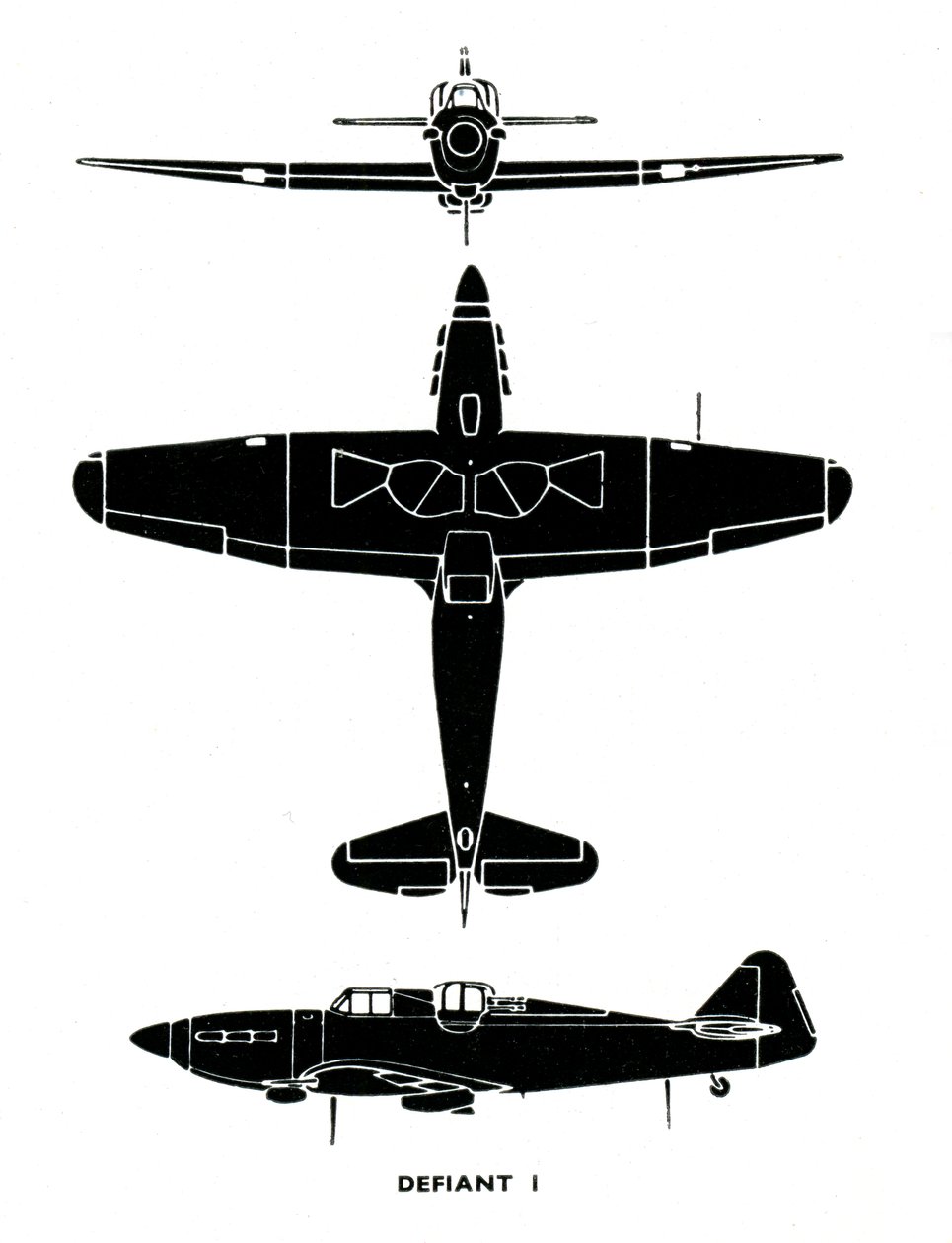 Boulton Paul Defiant I, 1941. av Unbekannt
