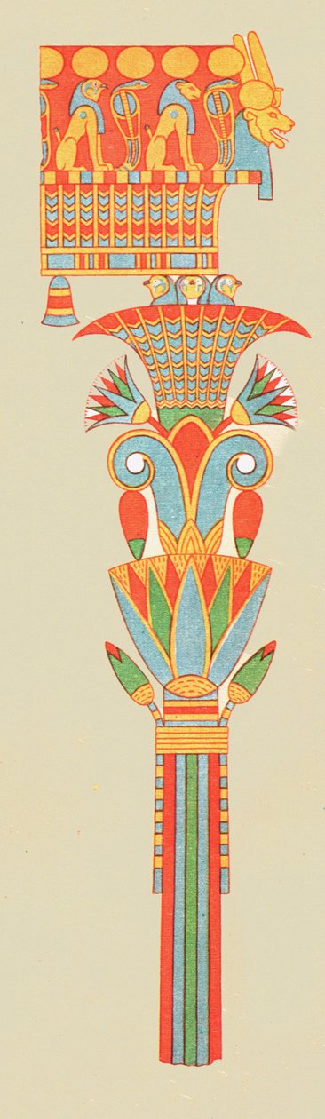 Buketthuvudstad, Thebe, Egypten, 1928. av Unbekannt