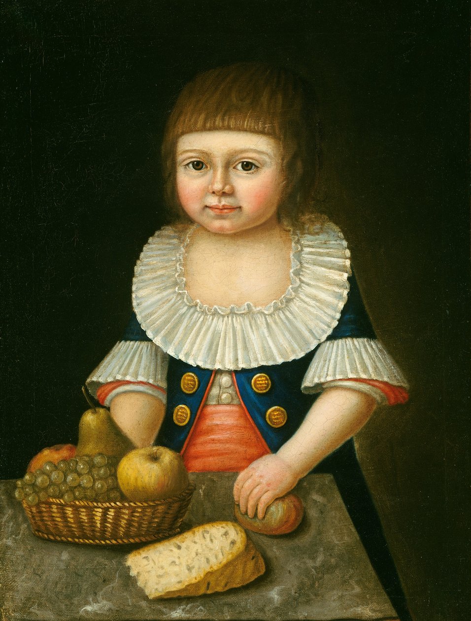 Pojke med en fruktkorg, ca. 1790. av Unbekannt