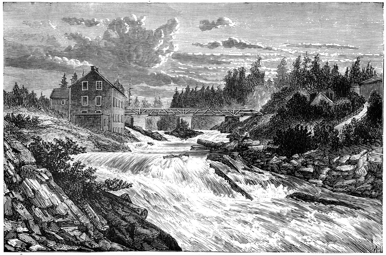 Bracebridge, Muskoka, Ontario, Kanada, 1800-talet av Unbekannt