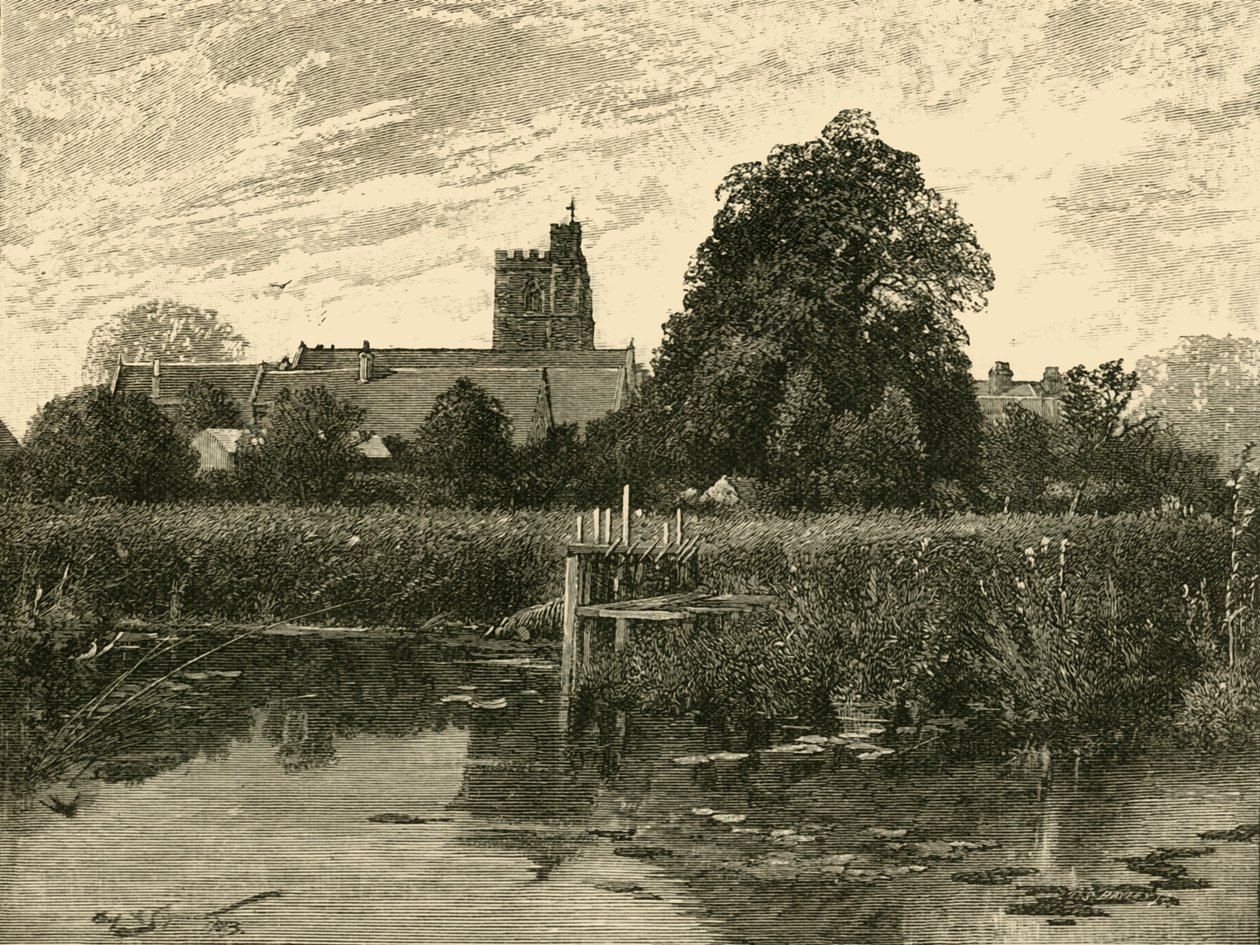 Bray kyrka, 1898. av Unbekannt