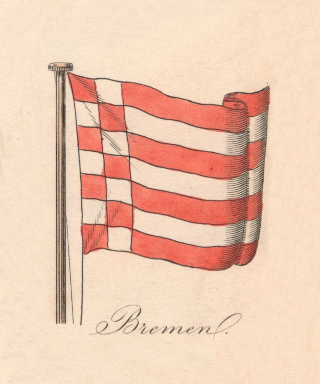 Bremen, 1838 av Unbekannt