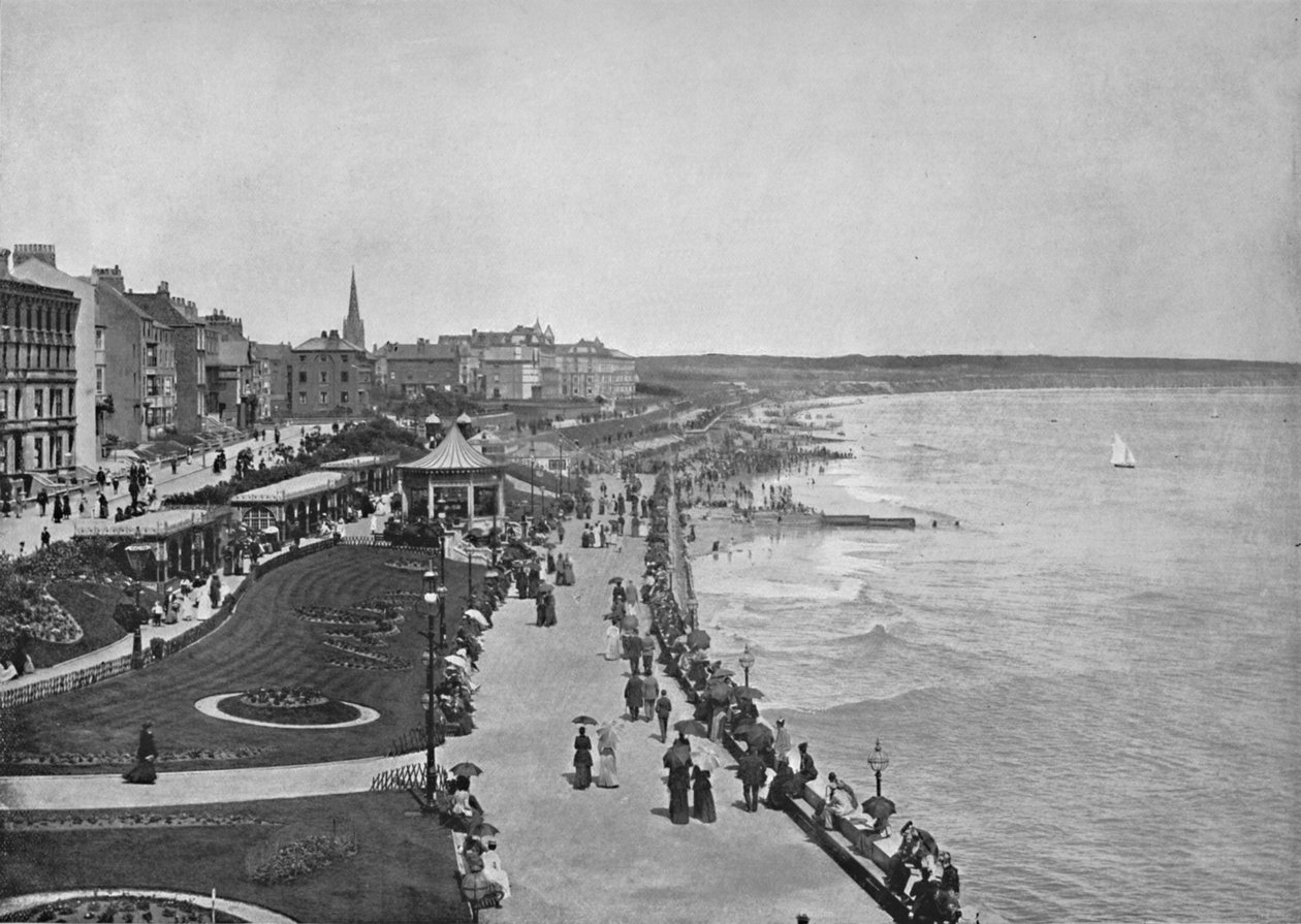 Bridlington - Looking Down the Princes Parade, 1895 av Unbekannt