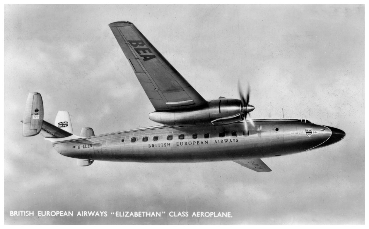British European Airways elizabethanska flygplan, 1900-talet av Unbekannt