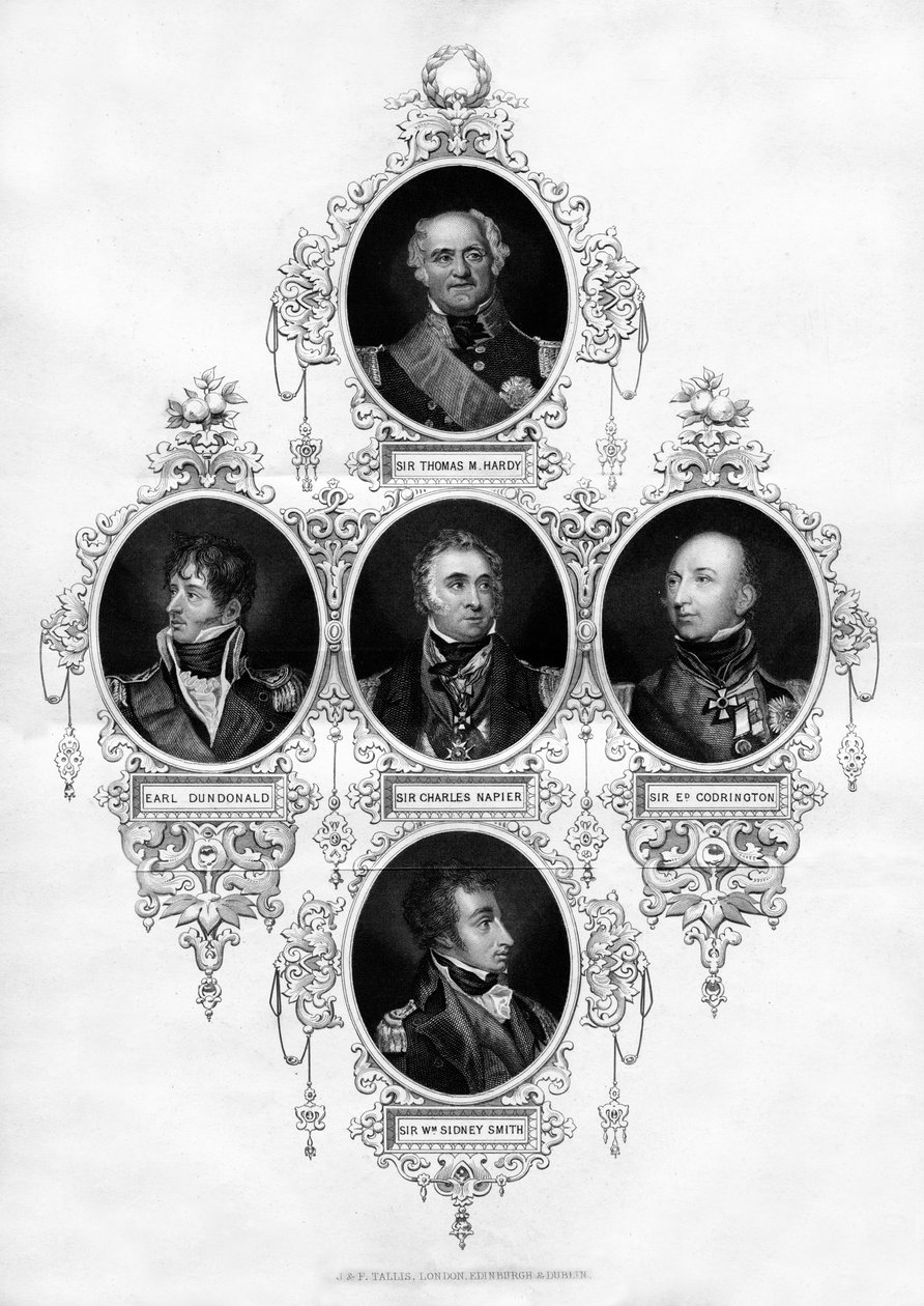 Brittiska sjöofficerare, 1837 av Unbekannt