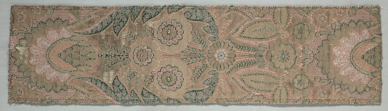 Brocade Textile, ca. 1700. av Unbekannt