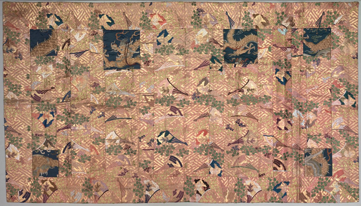 Buddhistpräst Robe Kesa, 1800-tal. av Unbekannt
