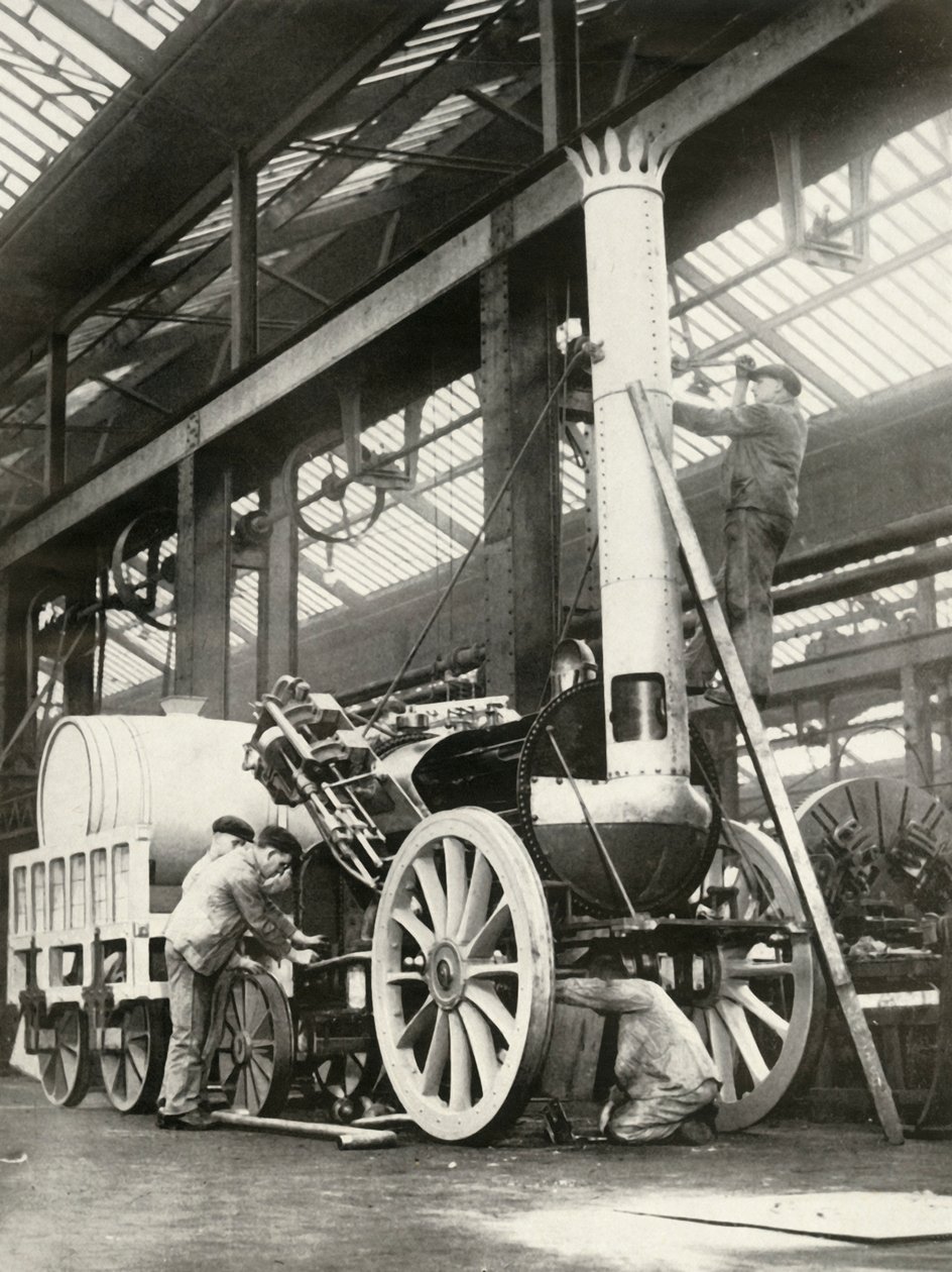 Bygger raketen - 1935, 1935. av Unbekannt