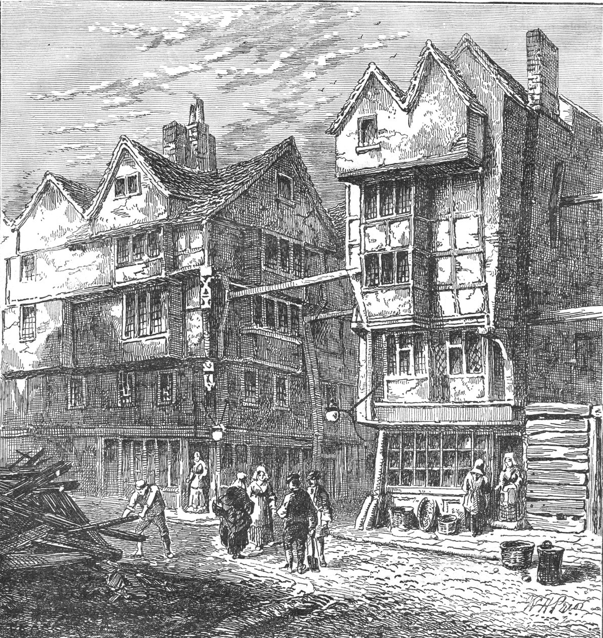 Butchers Row, 1800 1897 av Unbekannt