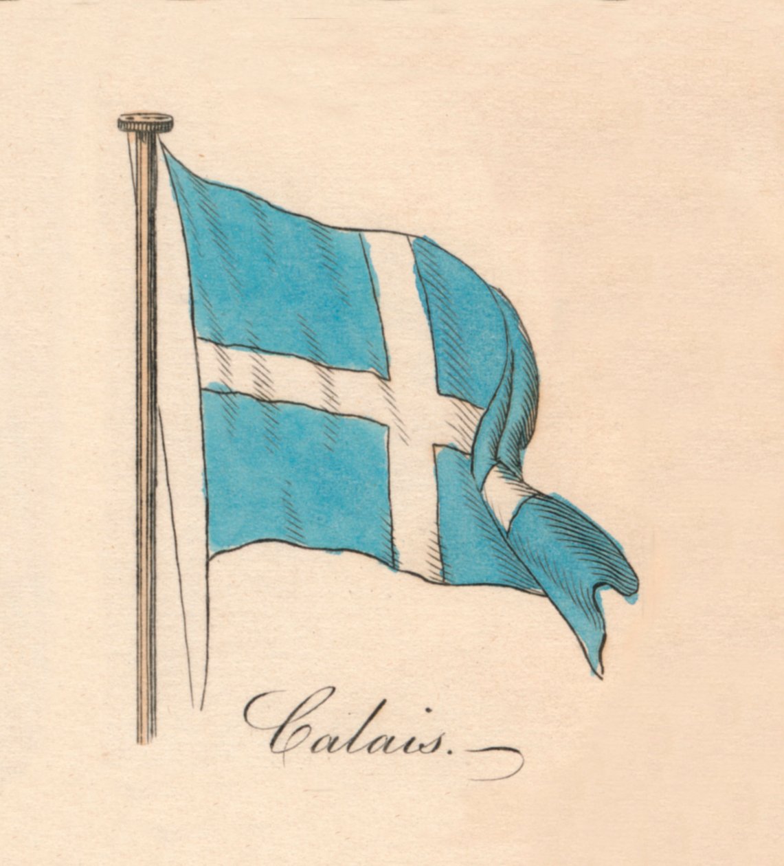 Calais, 1838 av Unbekannt