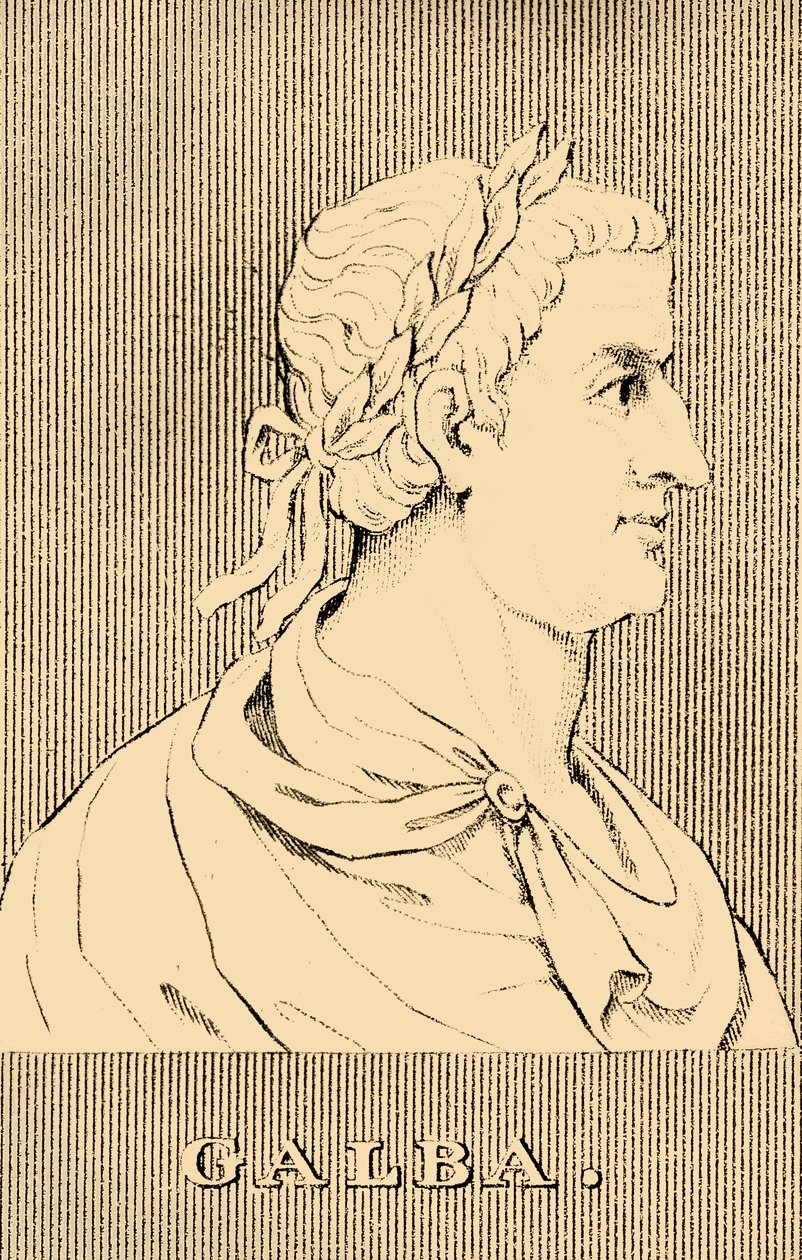 Calba, 3 f.Kr. - 69 e.Kr., 1830. av Unbekannt