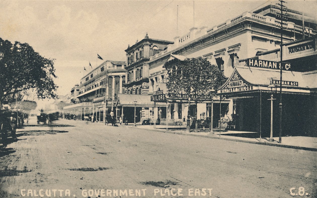 Calcutta. Government Place East, c1920. av Unbekannt