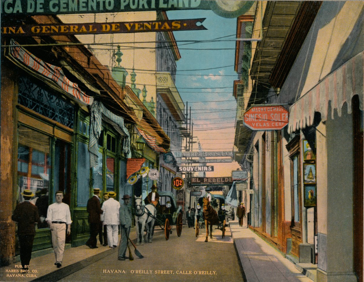 OReilly Street, Havanna, Kuba, c1920. av Unbekannt