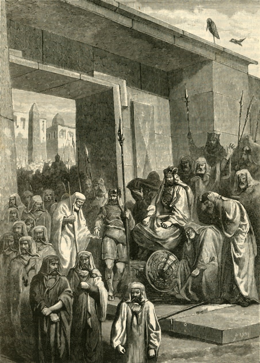 Cambyses och Psammetichus, 1890. av Unbekannt