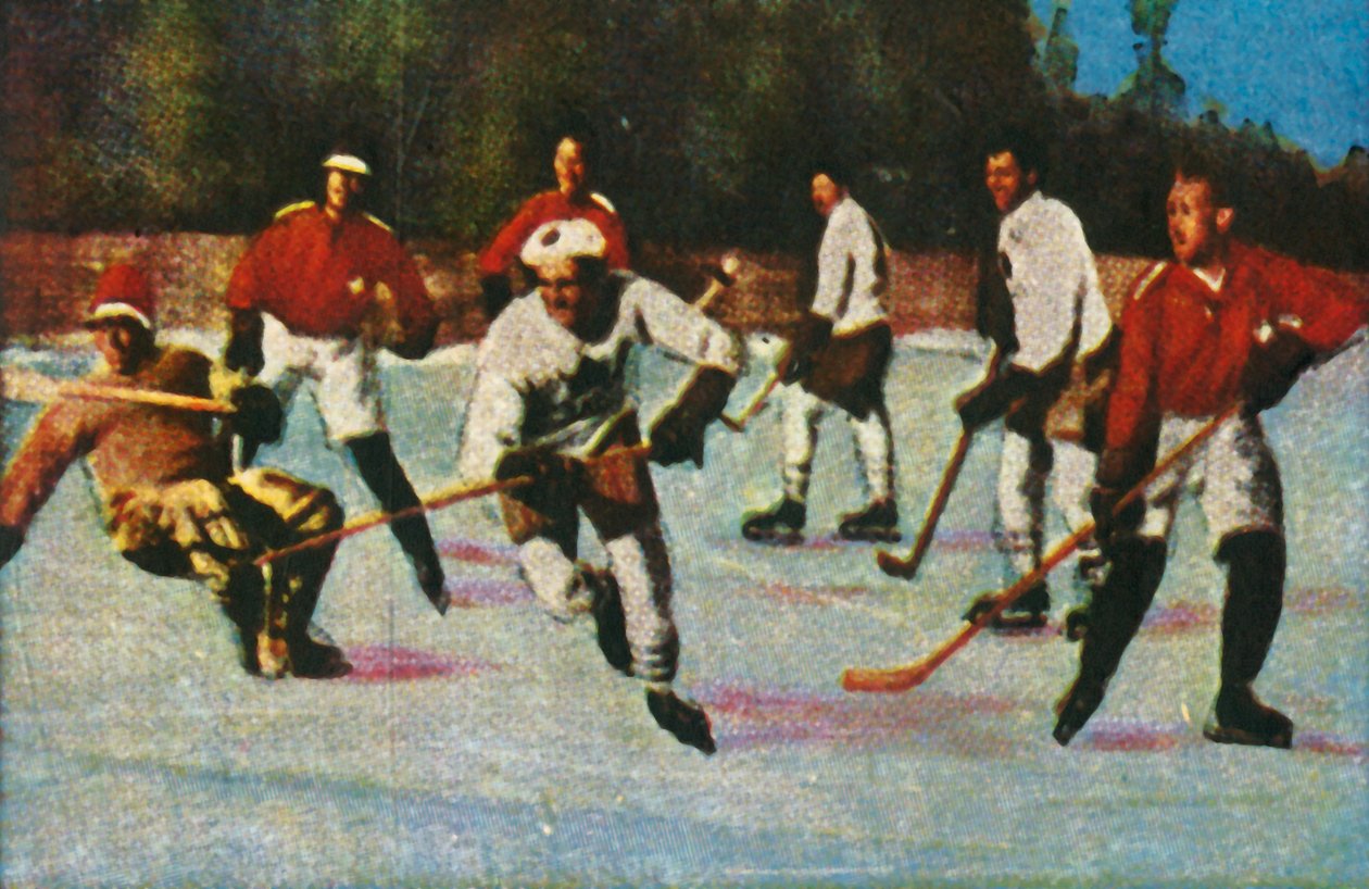 Kanadensiskt ishockeylag, 1928. av Unbekannt