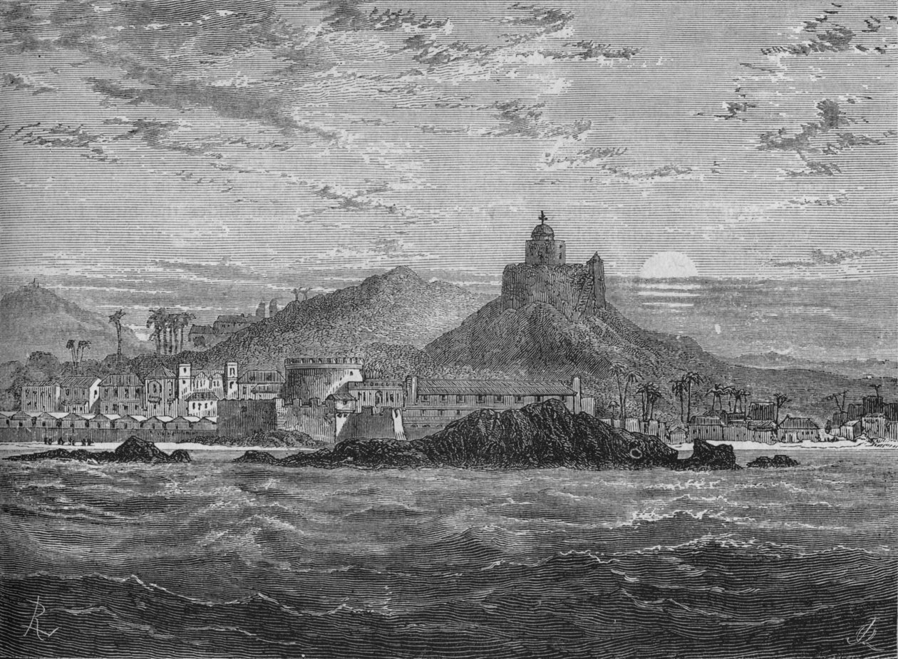 Cape Coast Castle, c1880 av Unbekannt