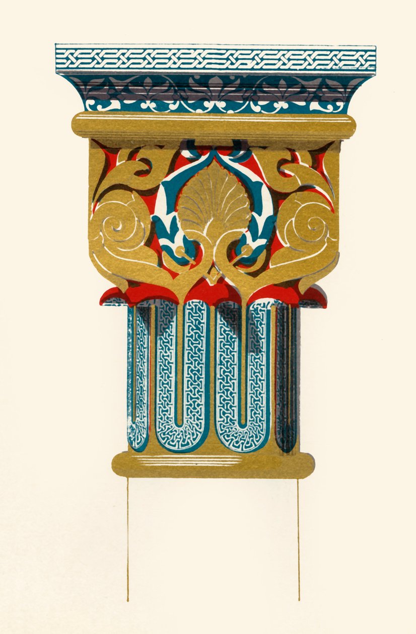 Columnhuvudstad, Lions domstol, 1907. av Unbekannt