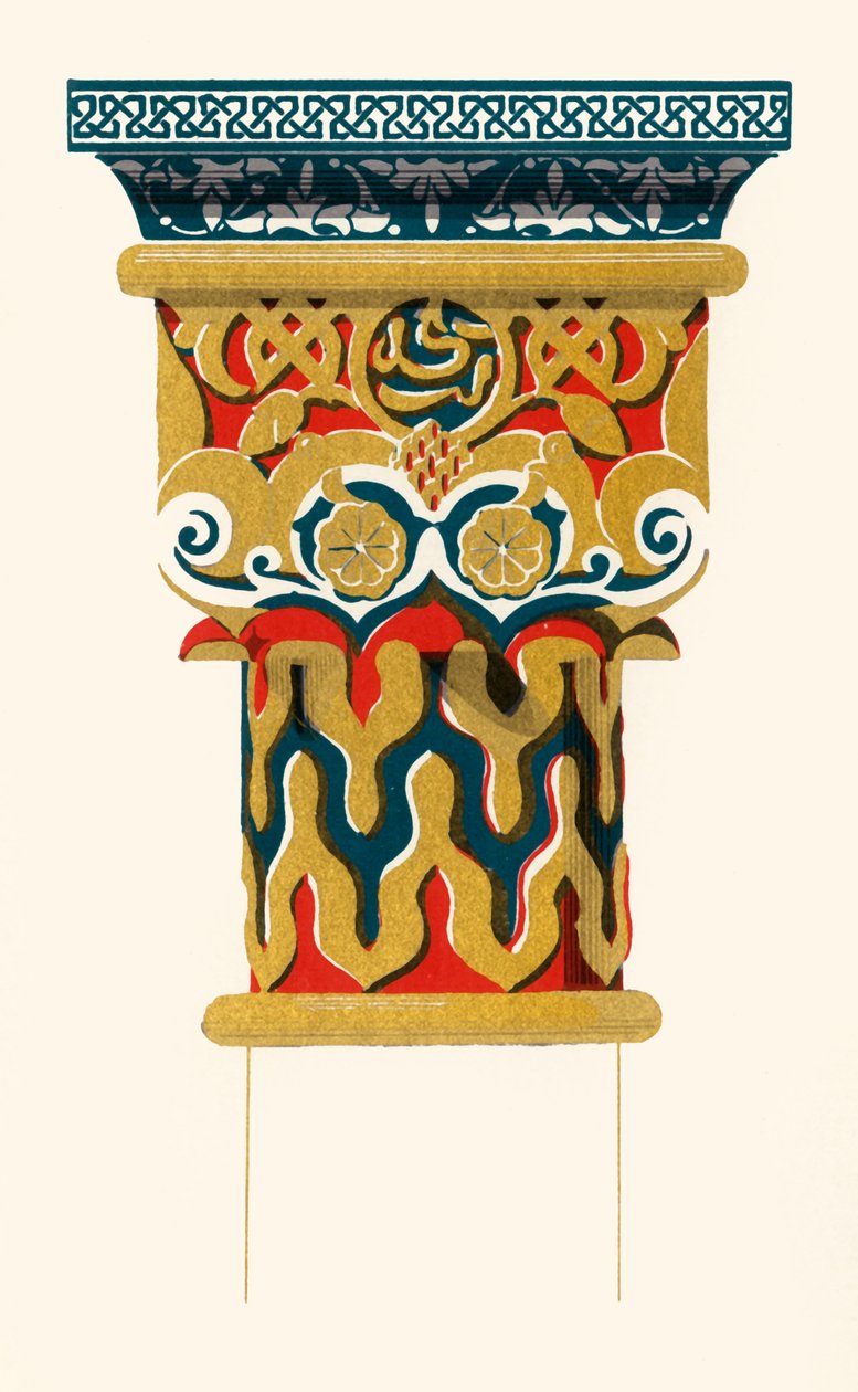 Columnhuvudstad, Lions domstol, 1907. av Unbekannt