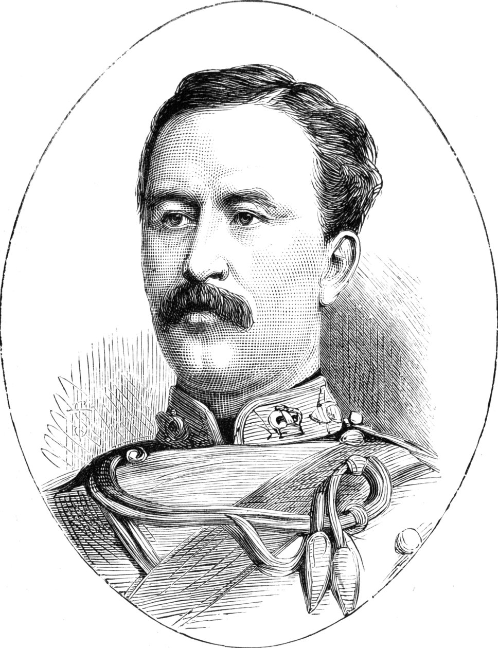 Kapten The Hon. E.V. Wyatt-Edgell, c1880 av Unbekannt