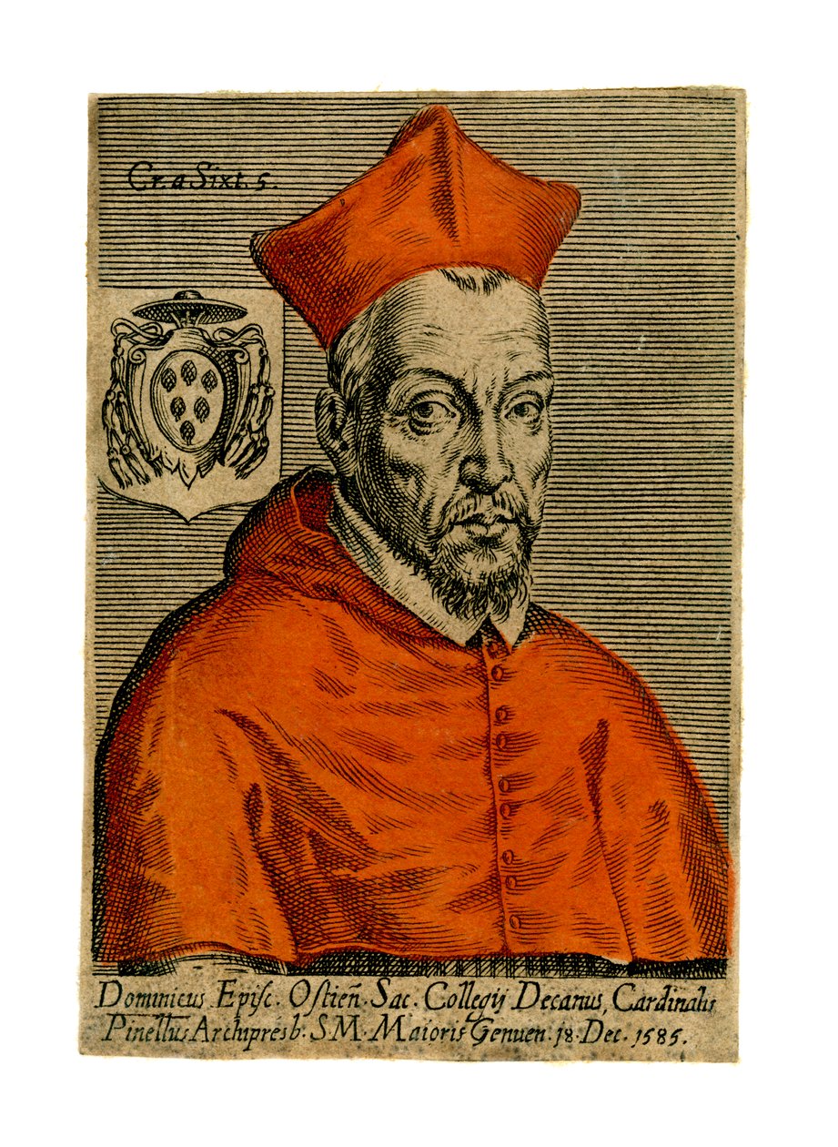 Kardinal Pinette, 1585 av Unbekannt