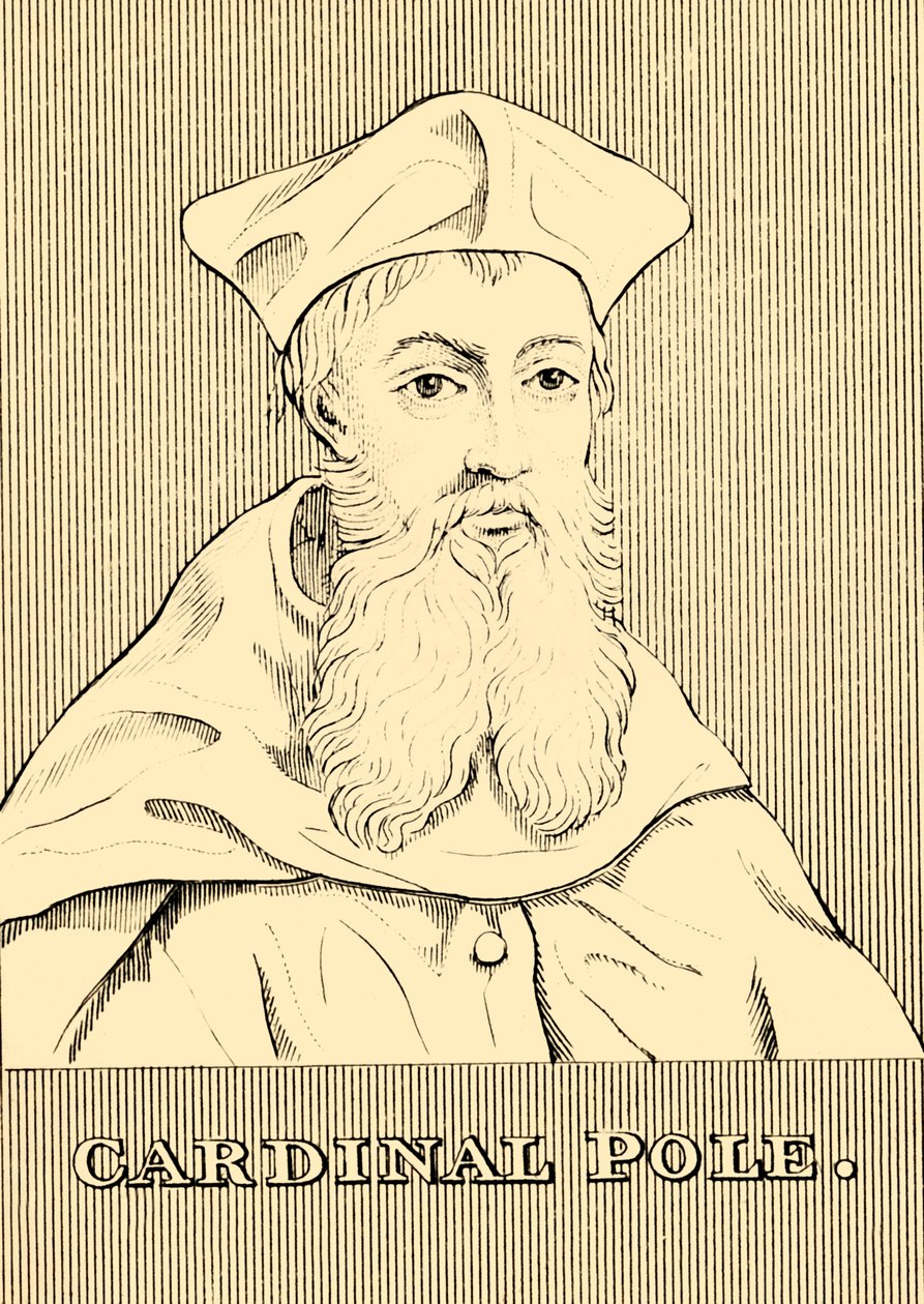 Cardinal Pole, 1500-1558, 1830. av Unbekannt