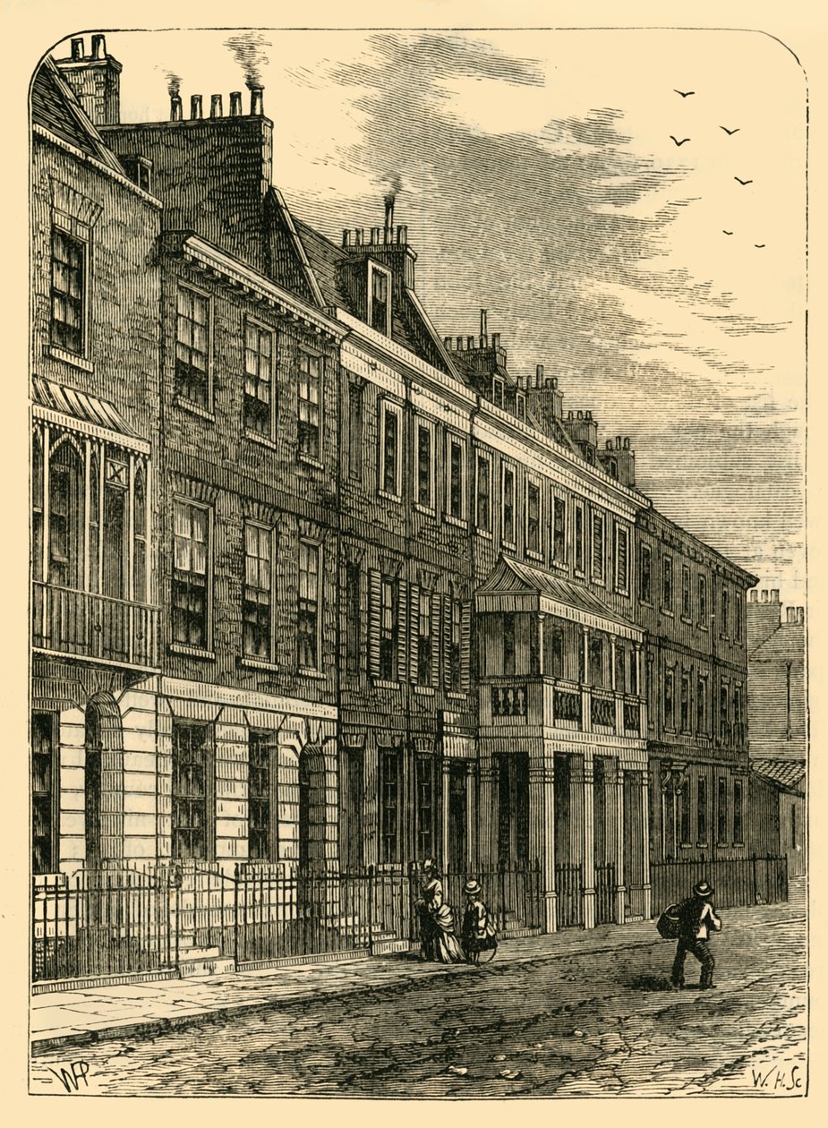 Carlyles House, Great Cheyne Row, c1876. av Unbekannt