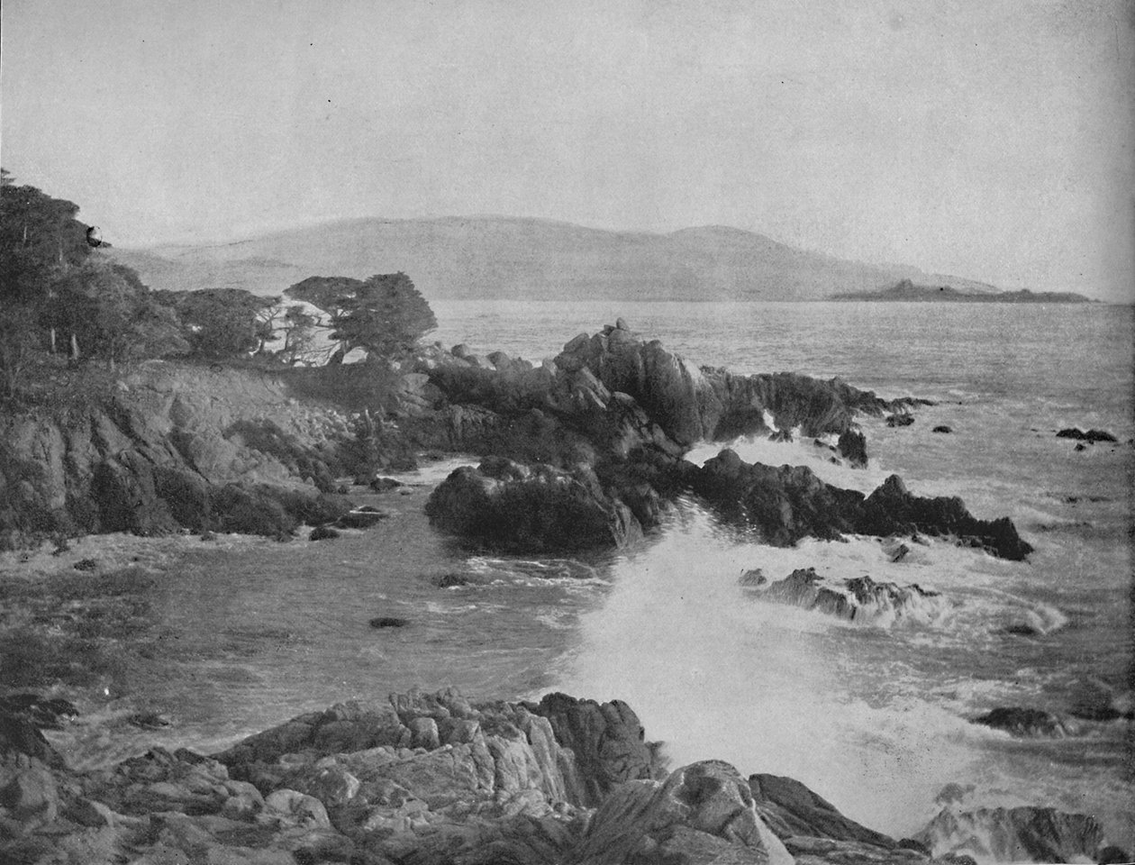 Carmel Bay, Kalifornien, c1897. av Unbekannt
