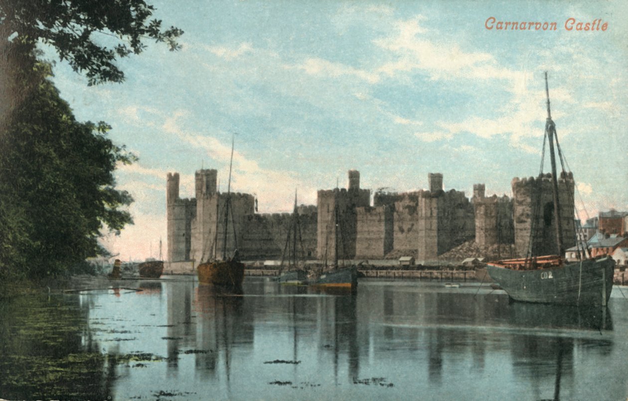 Carnarvon slott, 1904. av Unbekannt