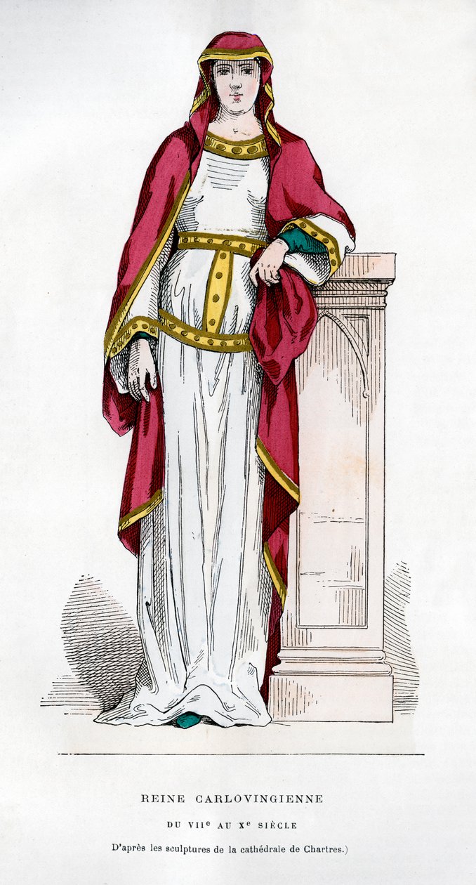 Karolingisk drottning, 700-1000-talet 1882-1884 av Unbekannt