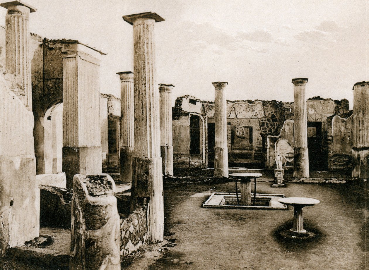 Marco Olconios hus, Pompeji, Italien, ca 1900-talet av Unbekannt