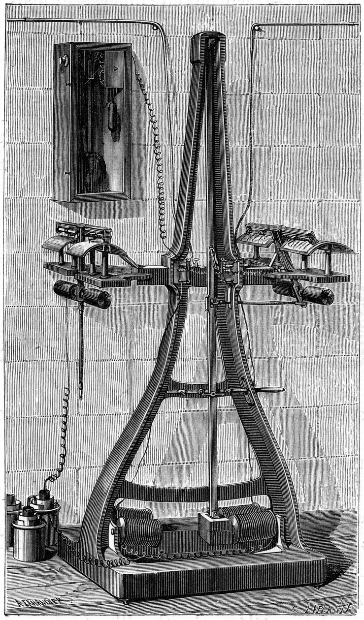 Casellis pantelegraf, 1874 av Unbekannt