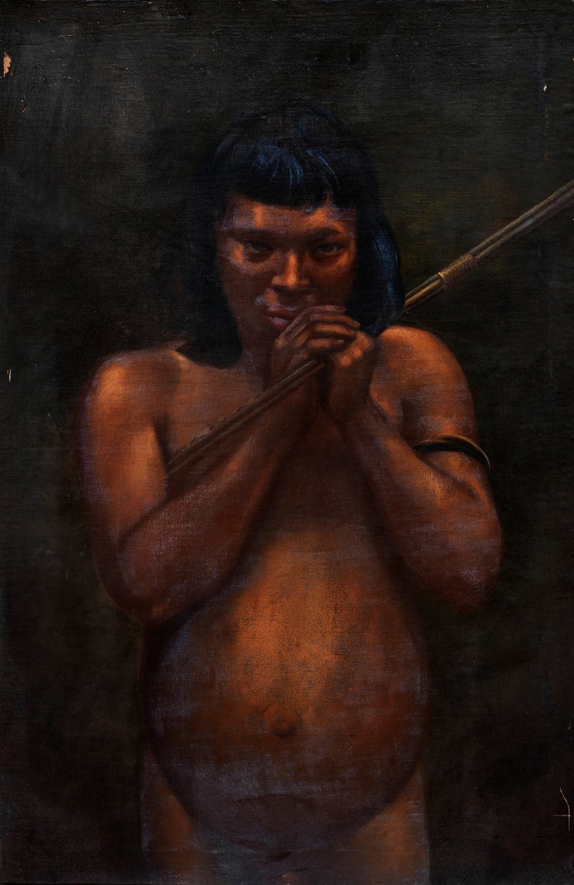 Cashivo Indian, ca. 1890-1892. av Unbekannt