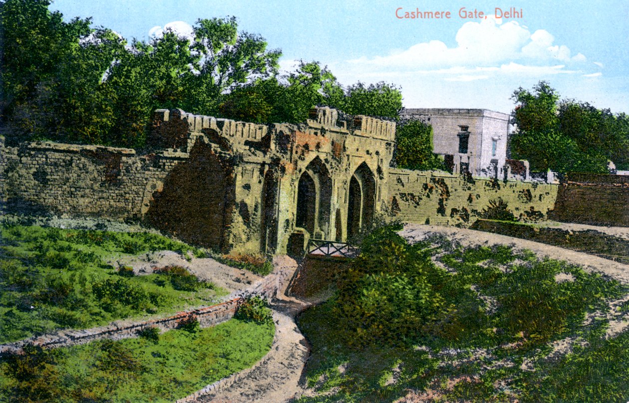 Cashmere Gate, Delhi, Indien, 1900-talet av Unbekannt