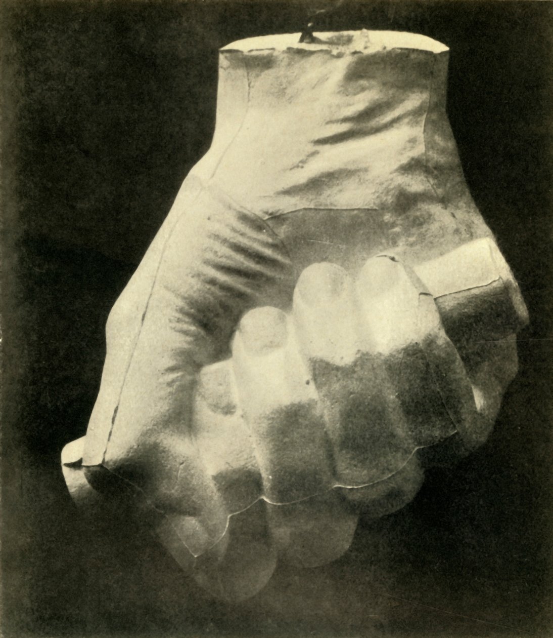 Rollbesättning av Lincolns högra hand, 1860, 1930. av Unbekannt