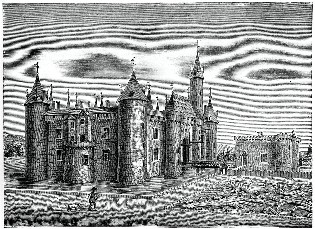 Marcoussis slott, nära Rambouillet, c1600-talet, 1870 av Unbekannt