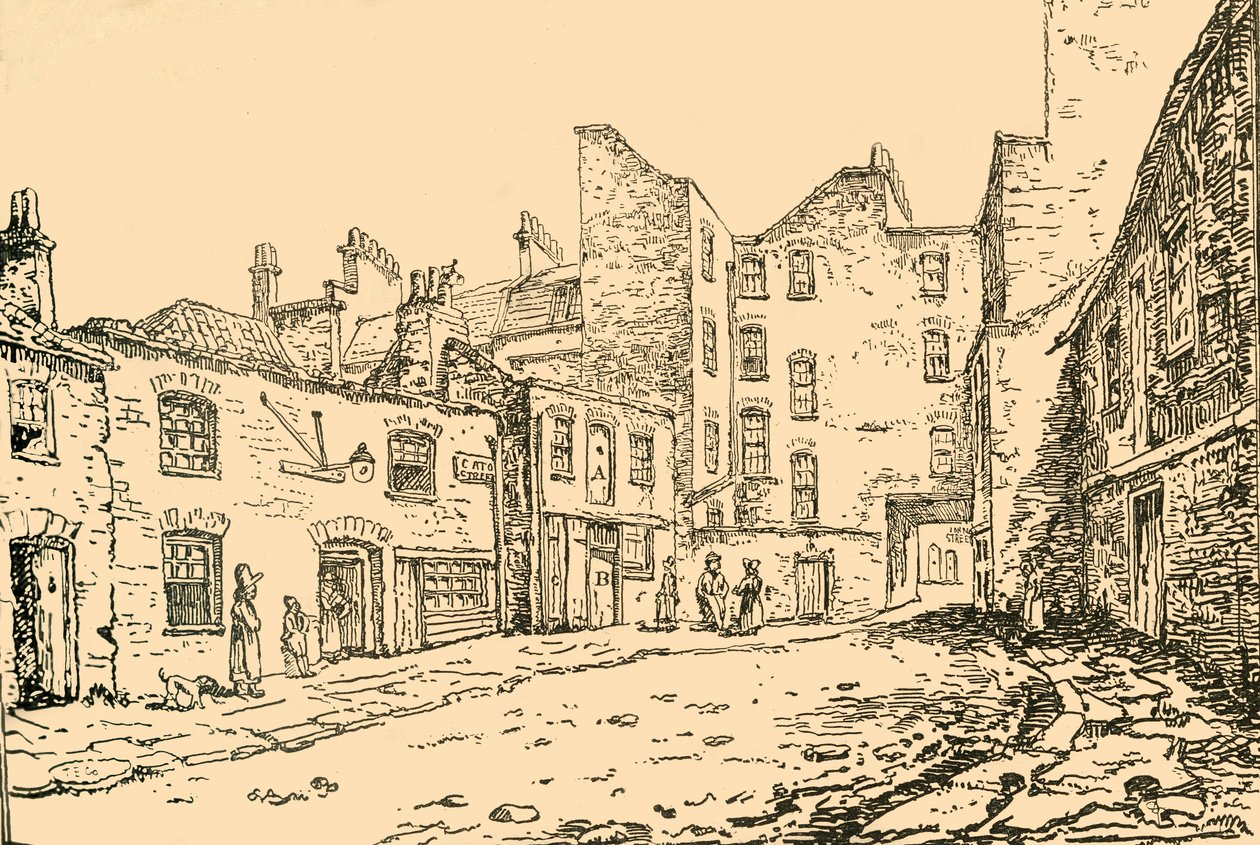 Cato Street, London, c1890. av Unbekannt