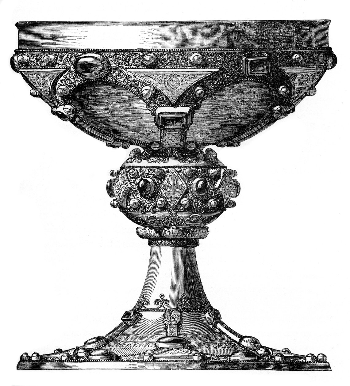 Bägare, sägs vara av Saint-Remy, 1870 av Unbekannt