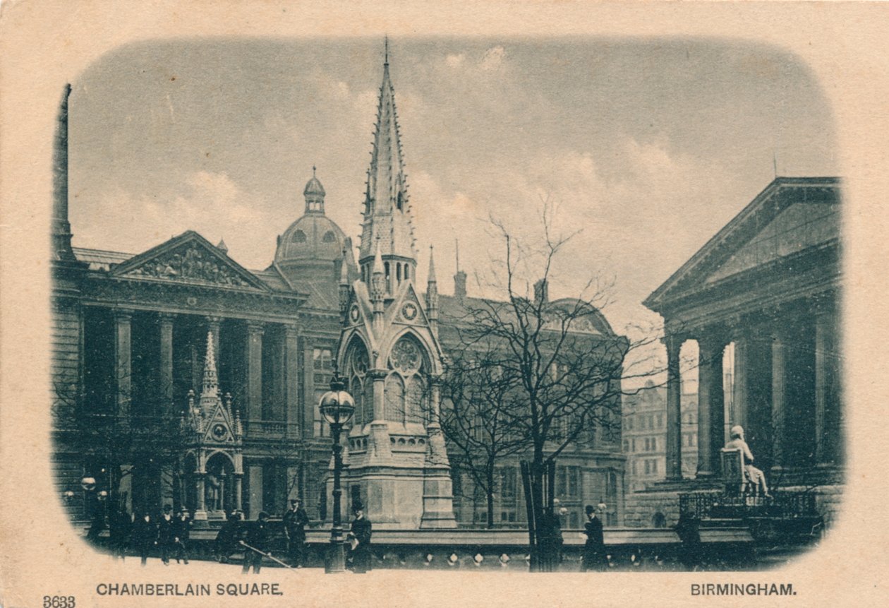 Chamberlain Square, Birmingham, c1905 av Unbekannt