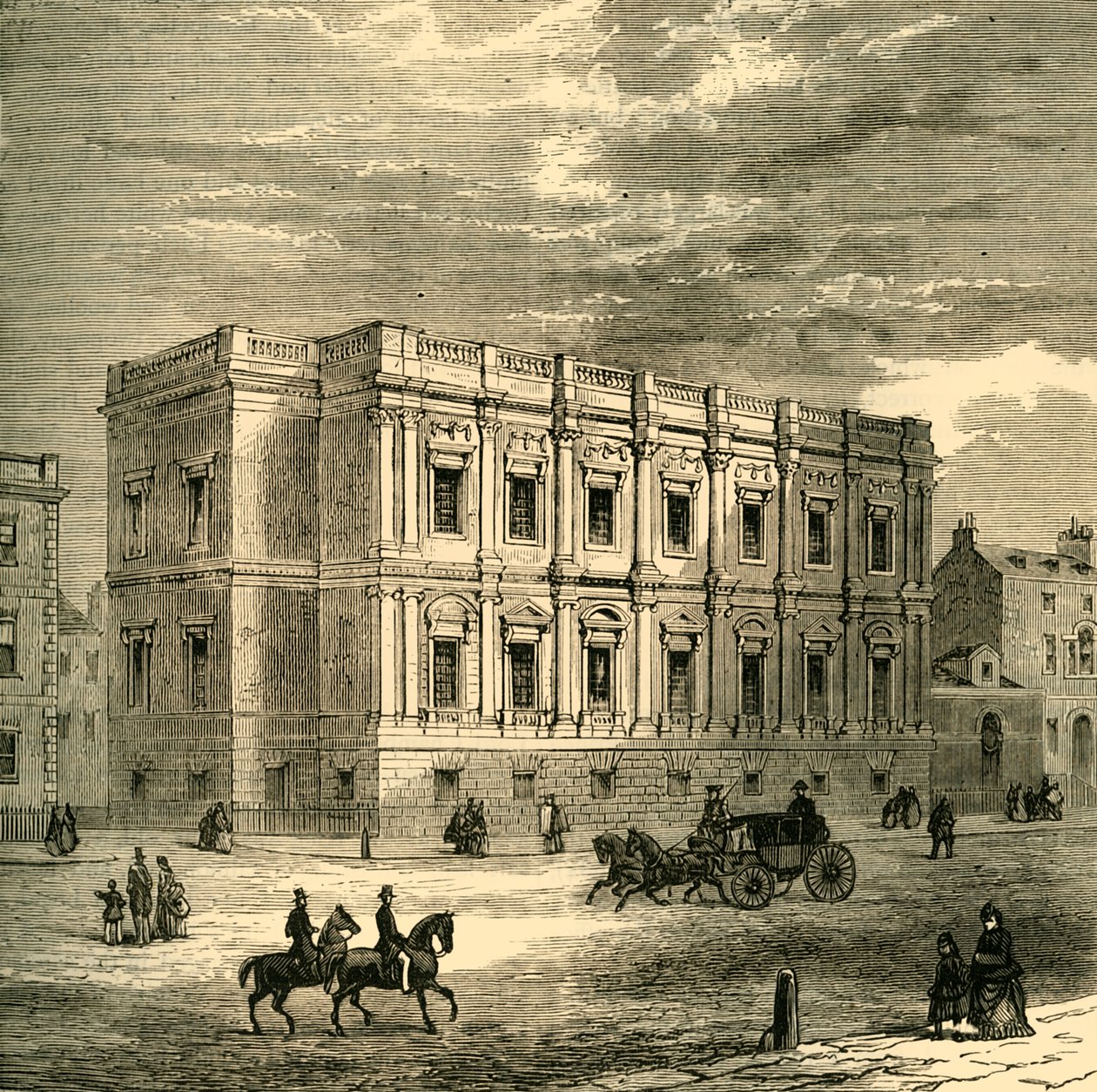 Chapel Royal, Whitehall, Exteriör, 1881. av Unbekannt