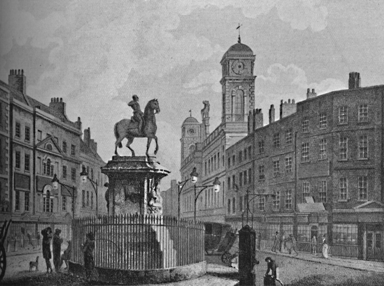 Charing Cross och Northumberland House, 1907 av Unbekannt