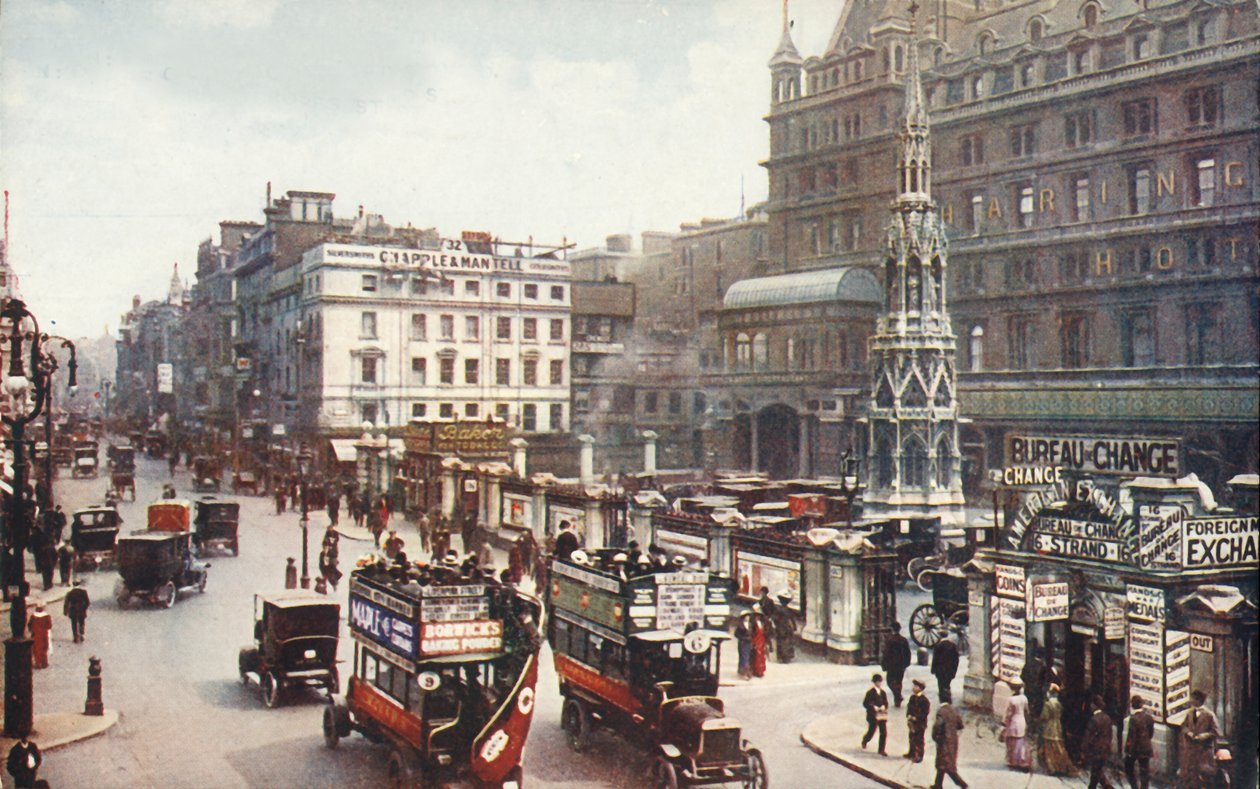 Charing Cross and the Strand, London, c1910. av Unbekannt