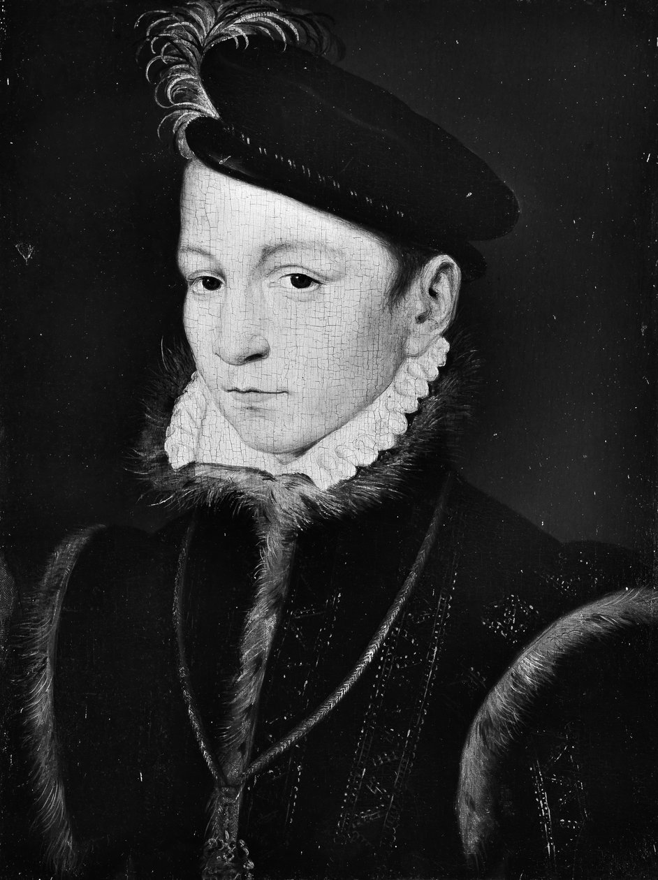 Karl IX 1550-1574, kung av Frankrike. av Unbekannt