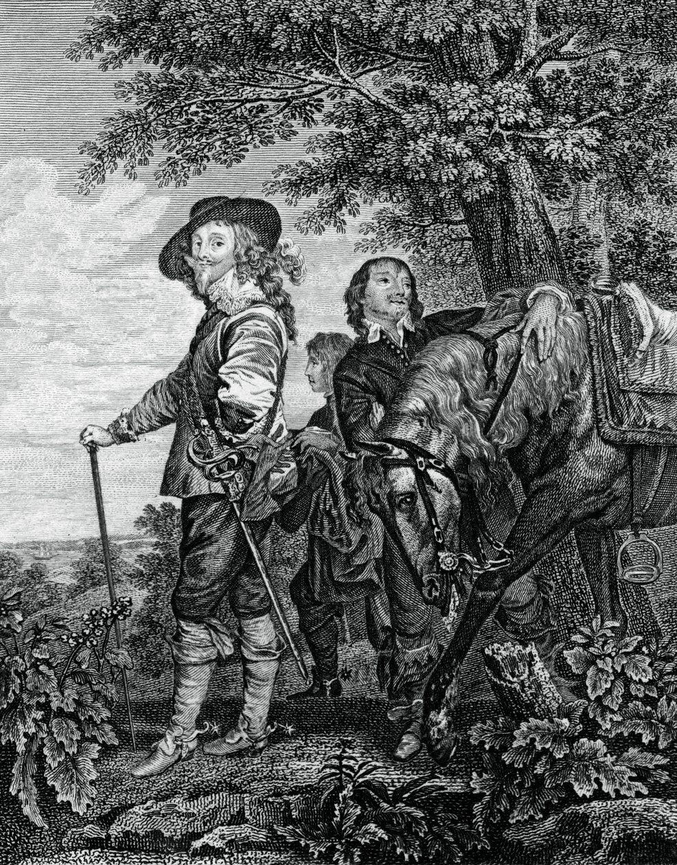Charles I av England av Unbekannt