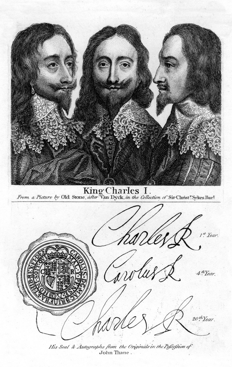 Charles I av England av Unbekannt